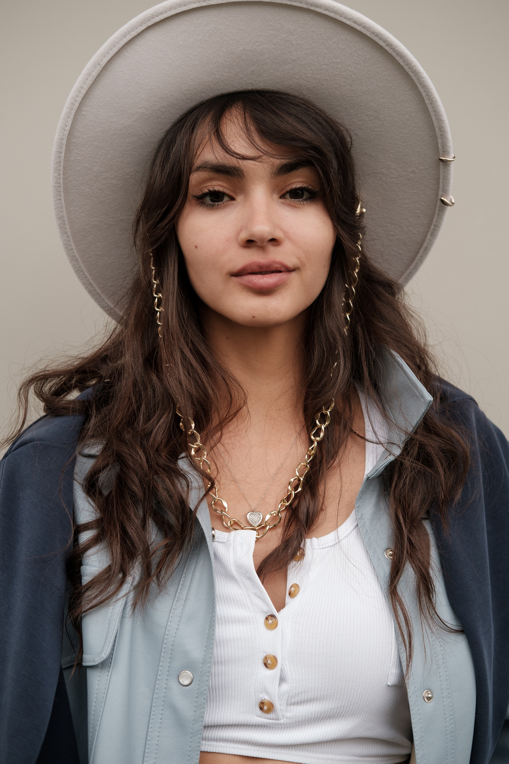 Girl in Round Hat 