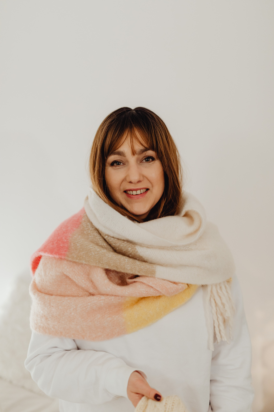 A Woman Wearing a Scarf